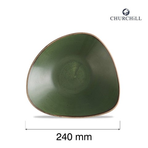 Miska trójkątna Stonecast Sorrel Green