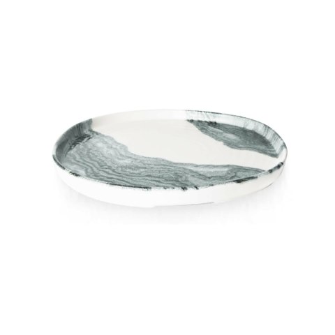 Talerz organiczny z rantem Tide Black