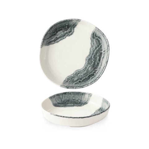 Talerz organiczny z wysokim rantem Tide Black