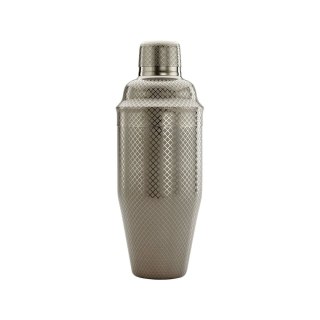 Shaker barmański 3-częściowy w stylu japońskim Diamond Lettice, czarny, BarFly, 700ml