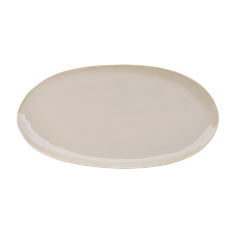 ETER Talerz owalny 26,5x14 cm, beżowy / VERLO