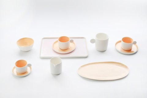 ETER Talerz owalny 26,5x14 cm, beżowy / VERLO