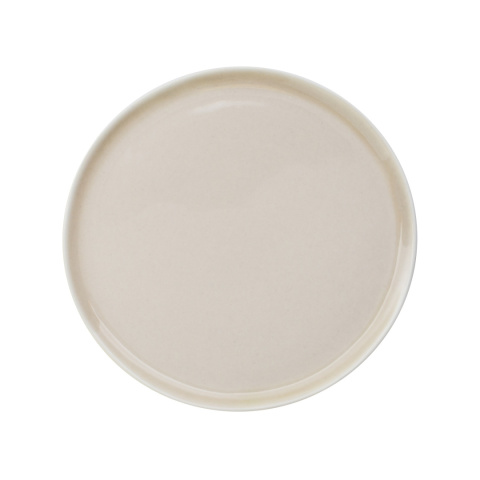 ETER Talerz płaski okrągły 25 cm, beżowy / VERLO