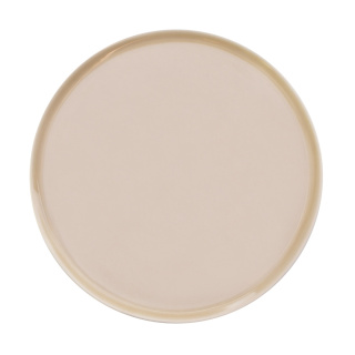 ETER Talerz płaski okrągły 28 cm, beżowy / VERLO