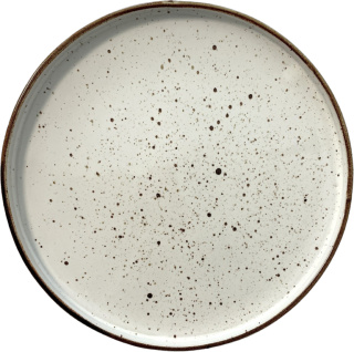 Talerz płytki z rantem ARONDI Rustic Crema 280 mm