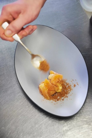 EQUINOXE Talerz owalny 35 x 22,3 cm szary / REVOL