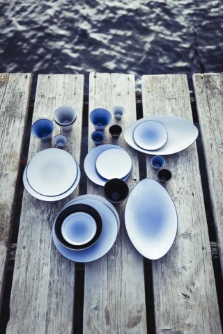 EQUINOXE Talerz owalny biały 35 x 22 cm / REVOL