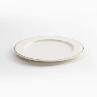 VERLO Talerz płaski FORTE LINO czarno-beżowe paski 29 cm