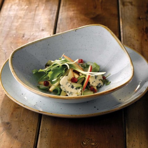 Miska trójkątna Stonecast Duck Egg Blue