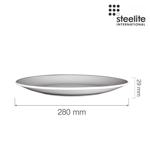 Talerz płytki gourmet coupe Willow 280 mm