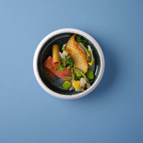 Miska Goro White Green